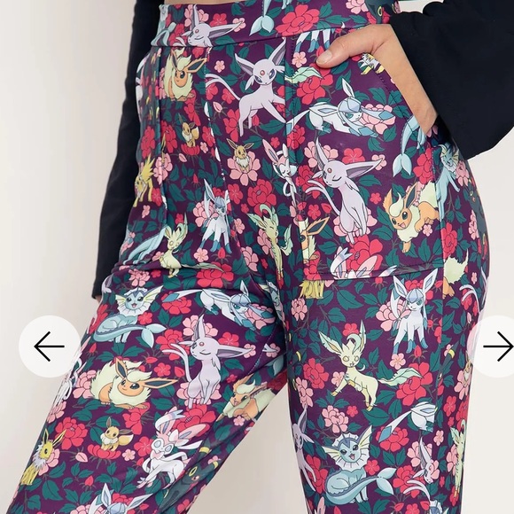 Blackmilk Eevee Evolution Floral Cuffed Pants - Picture 5 of 13